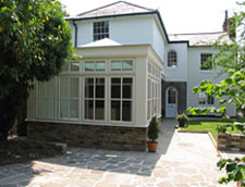 Georgian house extension after
