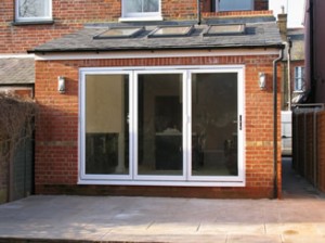 After rear extension and addition of bi-fold doors